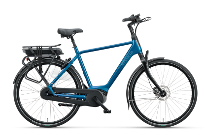 Blå Sparta a-SHINE ENERGY elcykel med høj indstigning 